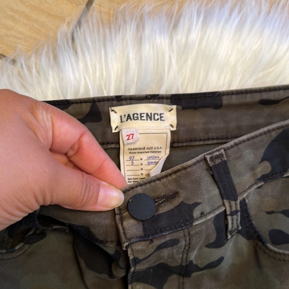 L’Agence Margot Skinny High Rise in Camo Stone Jeans - Picture 7 of 10